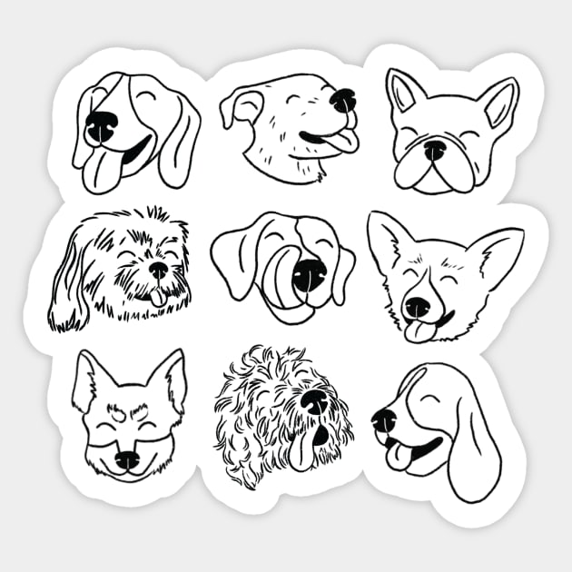 Dog Lover Sticker by Megan Roy